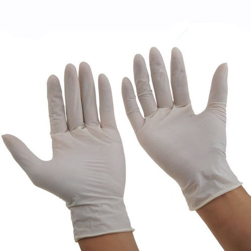 latex rubber gloves