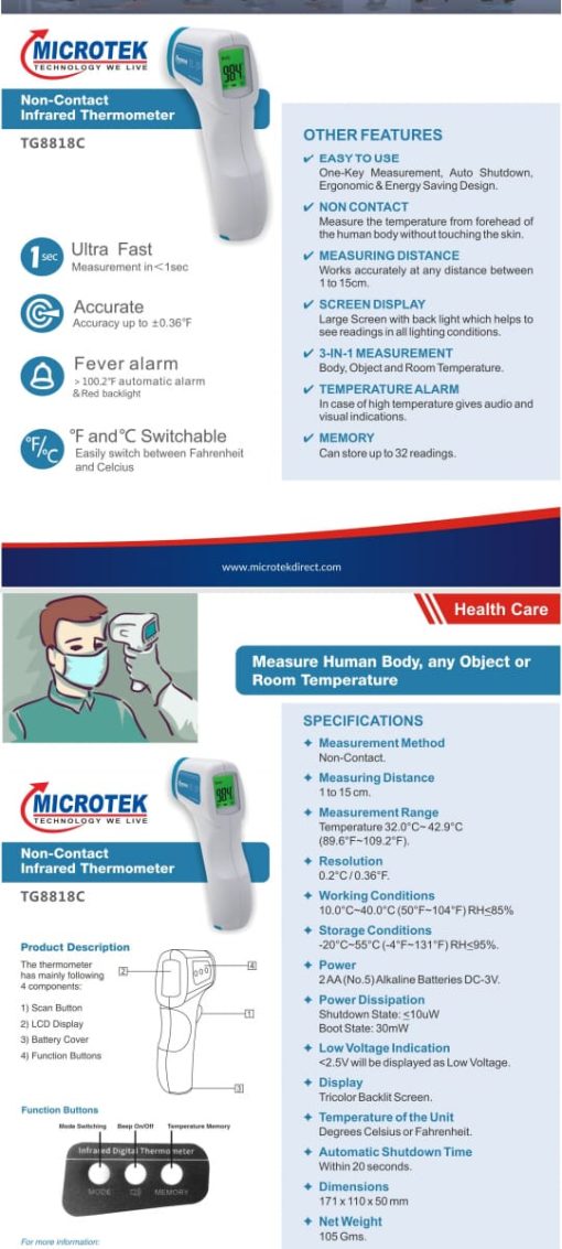 Thermal Thermometer Microtek