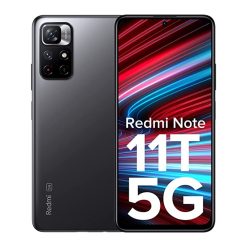 Redmi Note 11T 5G Matte Black Front View