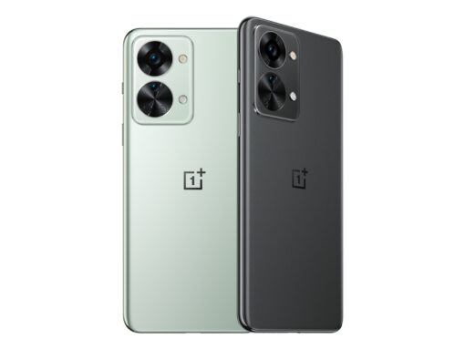 One Plus Nord 2T in Jude Fog and Grey Shadow colors