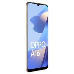 Oppo A16 4GB Memory, 64GB Storage, Royal Gold side View