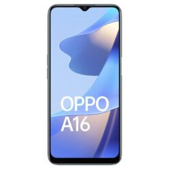Oppo A16 (4GB Memory, 64GB Storage, Pearl Blue Front View