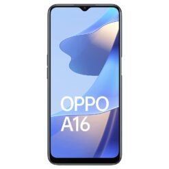 Oppo A16 4GB Memory, 64GB Storage, Crystal Black Front Image