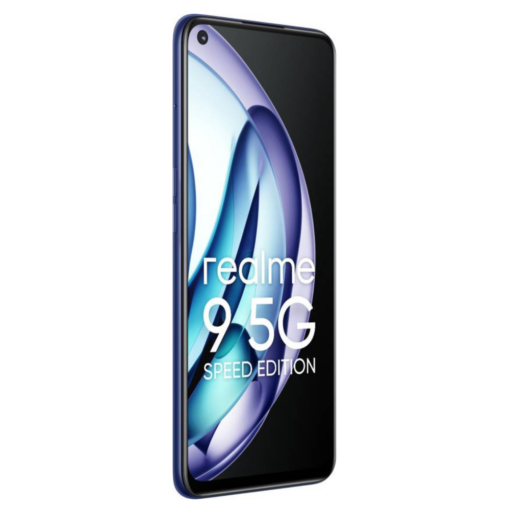 Realme 9 5G SE Azure Glow Front and Back View Specifications
