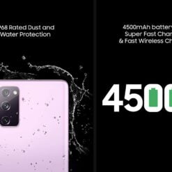 Samsung Galaxy S20 FE 5G Cloud Lavender Back View