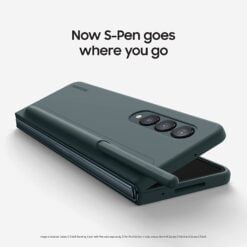 Samsung Galxy Z Fold 4 Phantom Black Back View