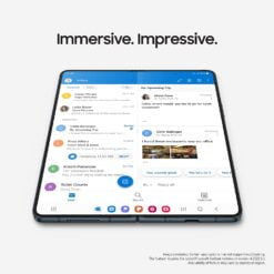 Samsung Galxy Z Fold 4 Phantom Black Bottom View