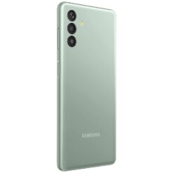 Samsung M13 Aqua Green Side Back View