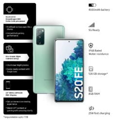 Samsung S20 FE 5G Cloud Mint Specs
