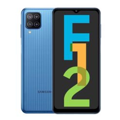 Samsung F12 Sky Blue Front View