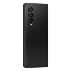 SAMSUNG Z Fold 3 Phantom Black Side View