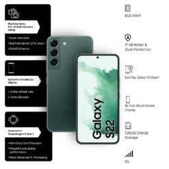 Samsung Galaxy S22 5G Green Specs