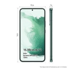 Samsung Galaxy S22 5G Green Side View
