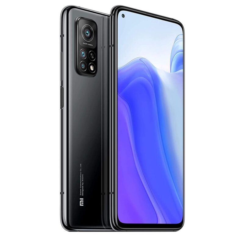 MI 10T 5G Cosmic Black Front View