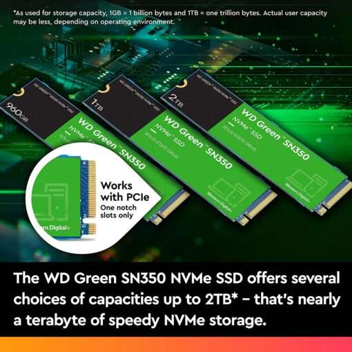 WD Green SN350 SSD 1TB M.2 NVMe