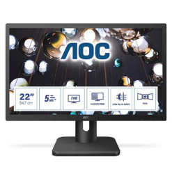 AOC 22E1Q 21.5" LCD Monitor with LED Backlight and VGA/Display/HDMI Port