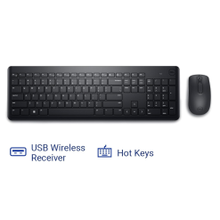 Dell KM3322W Keyboard and Mouse Price in India