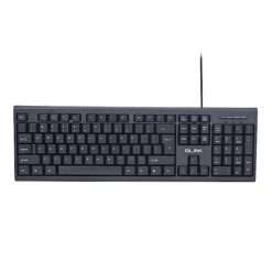 GLink GLK-007S Wired USB Business Keyboard with 104 Keys for PC, MAC, Laptop (Black)