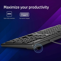 HP 100 Wired Keyboard Price in India