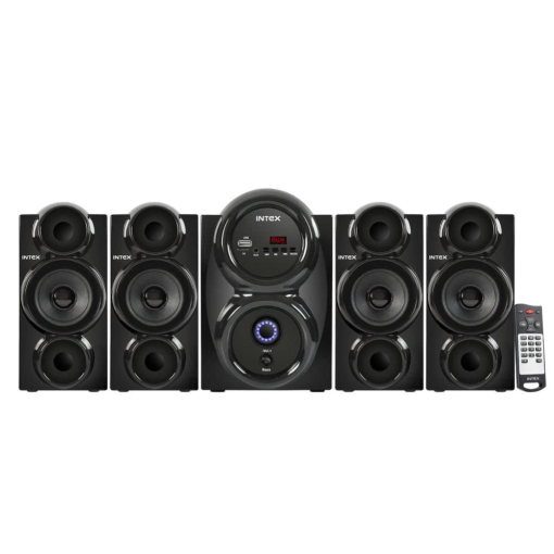 Intex Shine FMUB 4.1 CH 65W Bluetooth Home Theatre Speakers