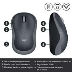 Logitech M185 Wireless USB Mouse
