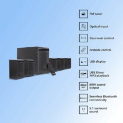 Philips TAV 5557 5.1 Bluetooth Speakers