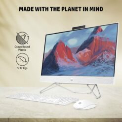 HP 27-cb1456in All-in-One PC, Starry White