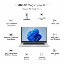 Honor MagicBook X15 Intel Core i3-10110U Federal Cardless EMI