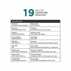 iVOOMi Monitor 19 Inch