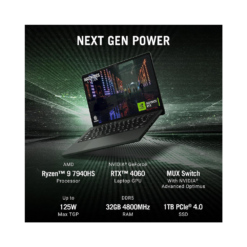 ASUS ROG Zephyrus G14 AMD Ryzen 9 7940HS Kotak Flexipay