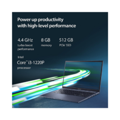 ASUS Vivobook 15 Intel Core i3-1220P HDFC Flexipay
