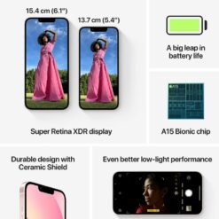 Apple iPhone 13 256GB Pink No Cost EMI
