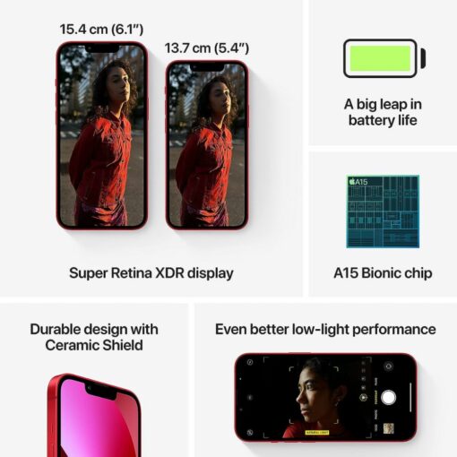 Apple iPhone 13 256GB Red HDFC Credit Card EMI