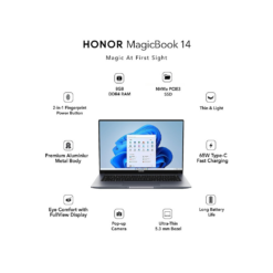 Honor MagicBook 14 AMD Ryzen 5 5500U BoB Cardless EMI