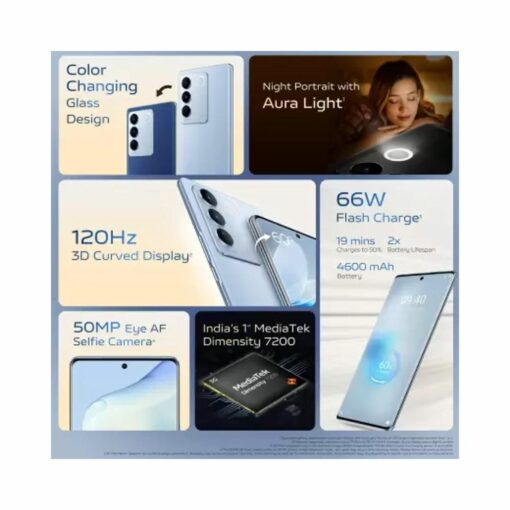 Vivo V27 Pro 5G 12GB 256GB Magic Blue EMI Bajaj Finance
