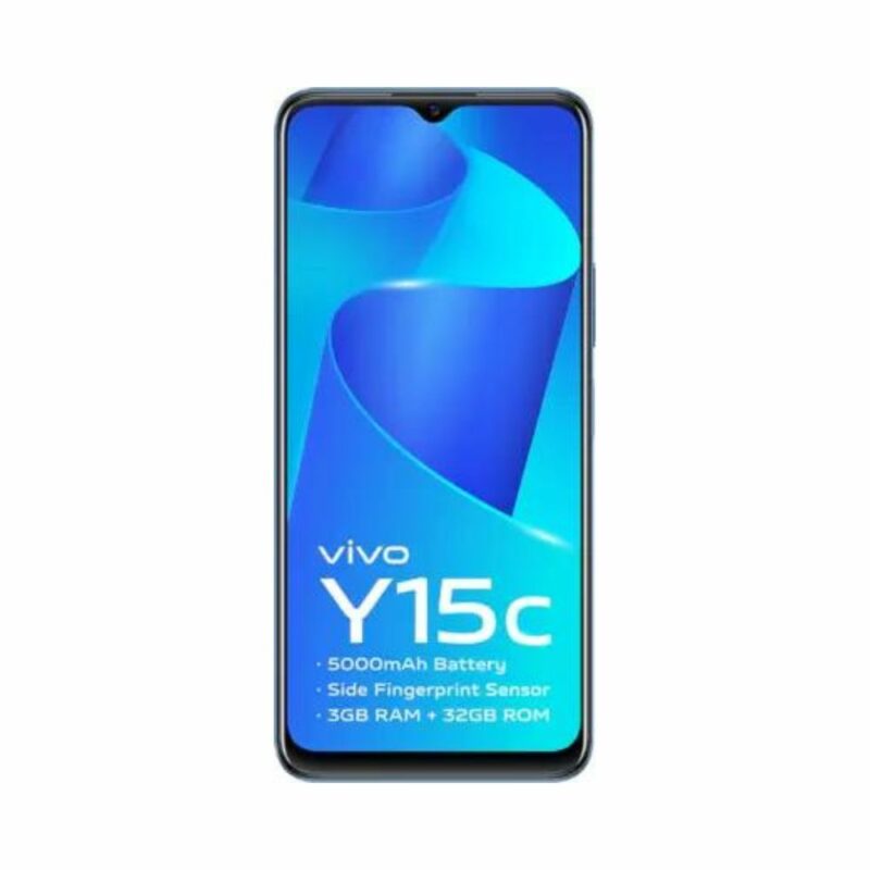 Vivo Y15c 3GB 32GB Mystic Blue Bajaj Finserv EMI