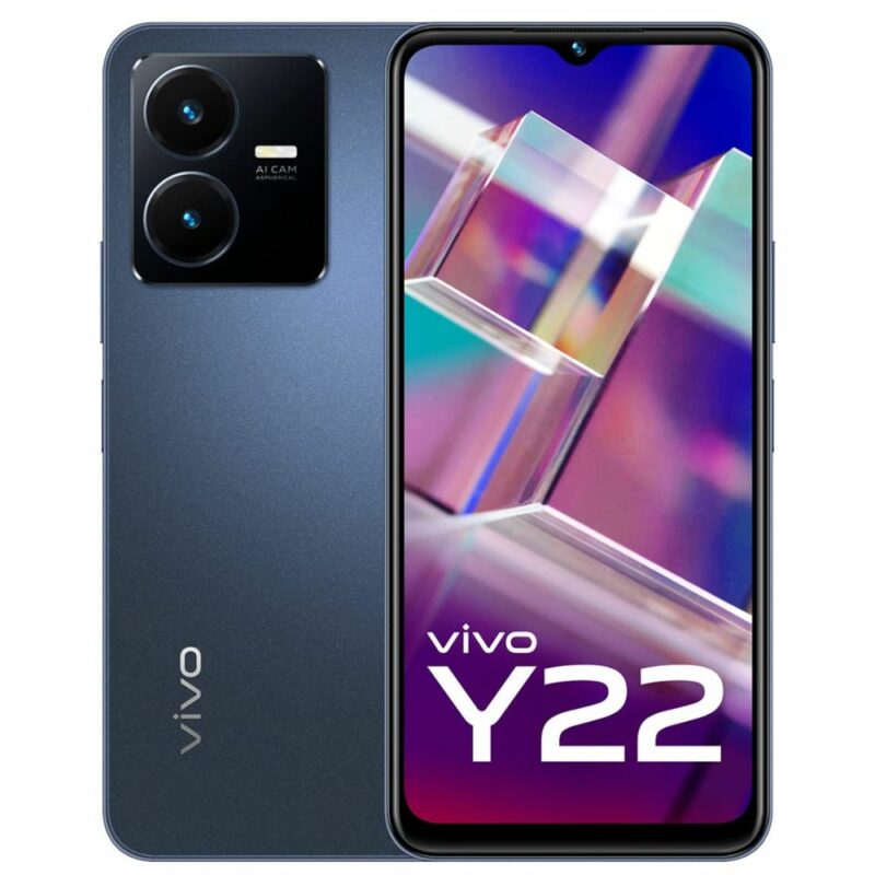 Vivo Y22 4GB 128GB Starlit Blue Bajaj No Cost EMI