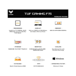 ASUS TUF Gaming F15 Intel Core i5 10th Gen Price in India