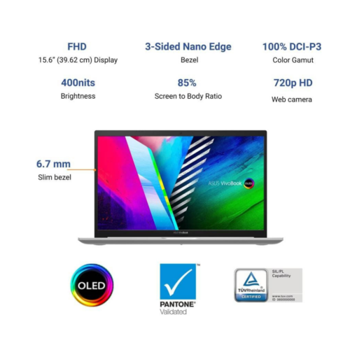ASUS VivoBook K15 OLED Intel Core i5 11th Gen HDFC Flexipay