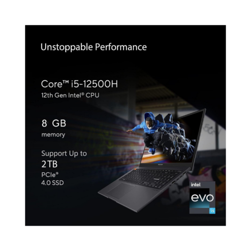 ASUS Vivobook S 15 Intel Core EVO i5-12500H Kotak Flexipay