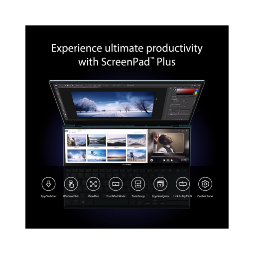 ASUS ZenBook Duo 14 Touch Panel Intel Core i7 Kotak Flexipay