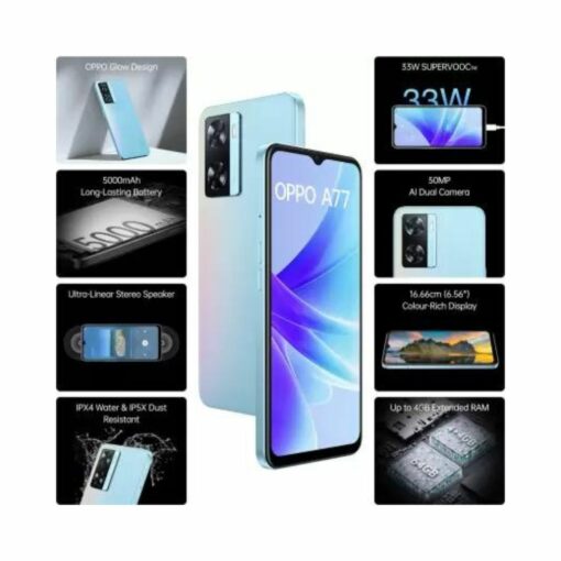 Oppo A77 4GB 128GB IDFC Bank EMI Card