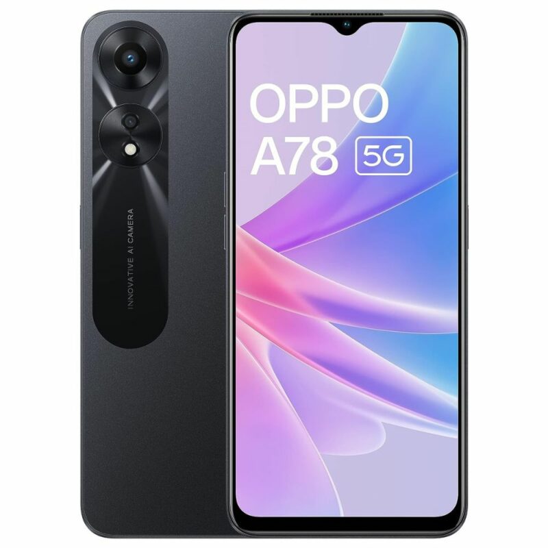 Oppo A78 5G 8GB 128GB Glowing Black Zestmoney EMI