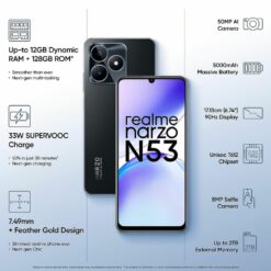 Realme Narzo N53 6GB 128GB Debit Card EMI Offers