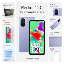 Redmi 12C 4GB 128GB Bajaj Finance Mobile Loan