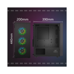 Ante Sports ICE-110 Mid-Tower Computer ICICI Cardless EMI