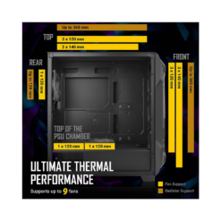 Antec DF600 Flux Mid-Tower Black