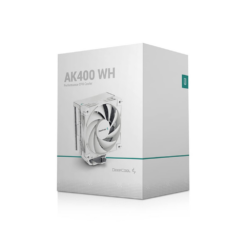 DEEPCOOL AK 400 WH CPU Air Cooler White BoB Cardless EMI