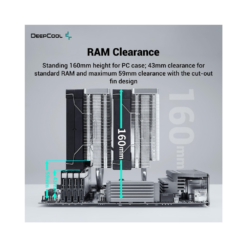 DEEPCOOL AK 620 CPU Cooler – BoB Cardless EMI