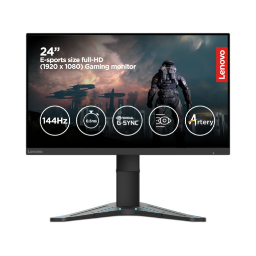 Lenovo Gaming G-Series G24-20 | 23.8" FHD IPS Display | AMD Free Sync Premium | Raven Black – Kotak Debit Card EMI